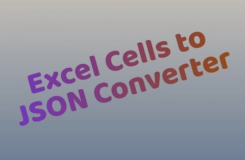 Excel to JSON