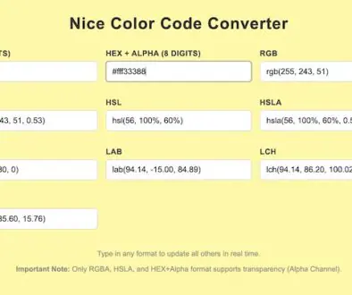 nice color code