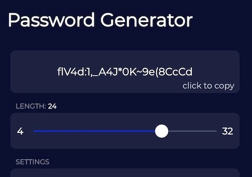 password generator