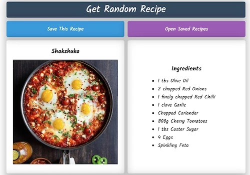 random-food-recipe