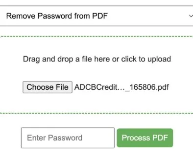 pdf password