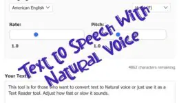 text to speech