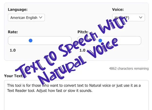 text to speech